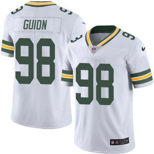Nike Packers #98 Letroy Guion White Men's Stitched NFL Vapor Untouchable Limited Jersey