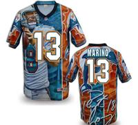 Miami Dolphins #13 MARINO Men's Stitched NFL Elite Fanatical Version Jersey (2)