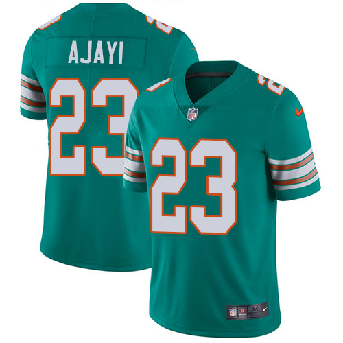 Nike Dolphins #23 Jay Ajayi Aqua Green Alternate Men's Stitched NFL Vapor Untouchable Limited Jersey