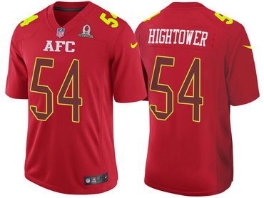 2017 Pro Bowl AFC New England Patriots 54 Dont'a Hightower Red Game Jersey