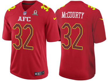 2017 Pro Bowl AFC New England Patriots Devin McCourty Red Game Jersey
