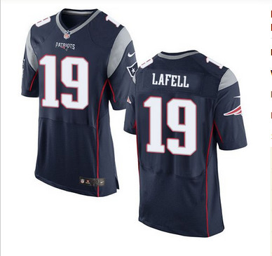 Nike New England Patriots #19 Brandon LaFell Navy Blue Team Color Men's Stitched NFL New Elite Jersey