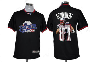 NEW New England Patriots 87 Rob Gronkowski Team ALL-Star Fashion Jerseys