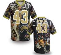 New Orleans Saints #43 Vinnie Sunseri Stitched NFL Elite Fanatical Version Jersey (3)