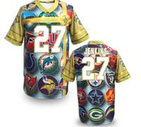 New Orleans Saints 27 JENKINS Stitched NFL Elite Fanatical Version Jersey (8) - 副本