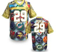 New Orleans Saints #29 ivory Stitched NFL Elite Fanatical Version Jersey (8)