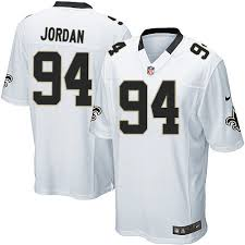 New Orleans Saints 94 Cameron Jordan white Elite Jerseys