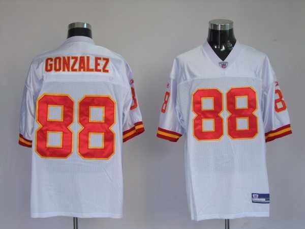 kansas city chiefs 88 tony gonzalez white