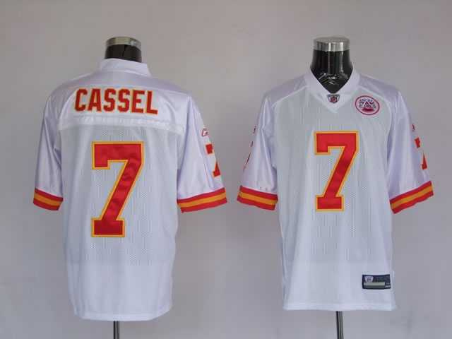 kansas city chiefs 7 cassel white jerseys