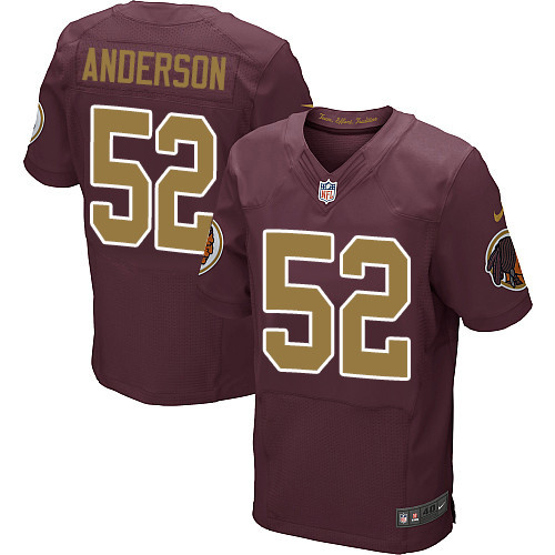 Nike Redskins #52 Ryan Anderson Burgundy Red Alternate Men's Stitched NFL Elite Jersey