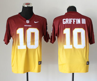 2013 NFL Nlike Washington Redskins #10 Robert Griffin III Drift Fashion II Elite Jerseys