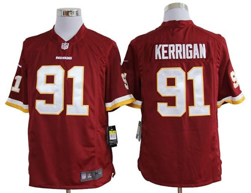 2012 NEW nfl washington redskins 91 ryan kerrigan red jerseys (game)