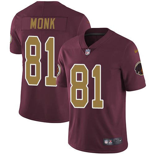 Nike Redskins 81 Art Monk Burgundy Alternate Vapor Untouchable Player Limited Jersey