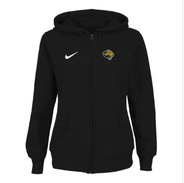 Women's NEW Jacksonville Jaguars Ladies Tailgater Full Zip Hoodie Blue (1)