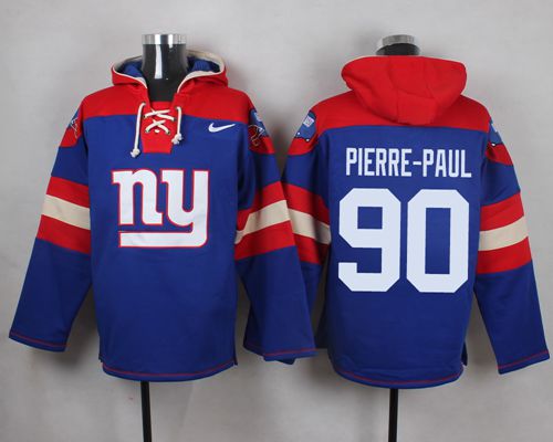 Nike Giants #90 Jason Pierre-Paul Royal Blue Player Pullover NFL
