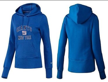 Women New York Giants Logo Pullover Hoodie-- (21)