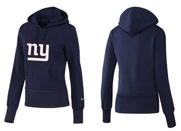 Women New York Giants Logo Pullover Hoodie-- (9)