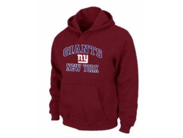 New York Giants Heart & Soul Pullover Hoodie Red