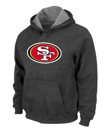 San Francisco 49ers Logo Pullover Hoodie - D.Grey