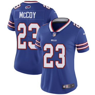 Nike Bills #23 LeSean McCoy Royal Blue Team Color Women's Stitched NFL Vapor Untouchable Limited Jersey