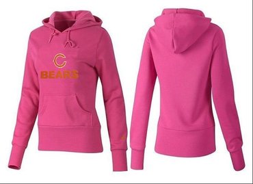 Women Chicago Bears Logo Pullover Hoodie-- (58)