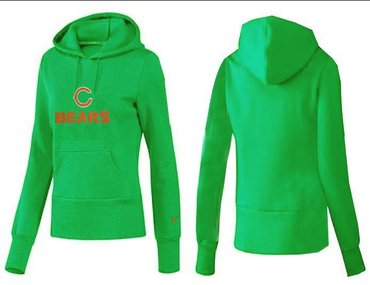 Women Chicago Bears Logo Pullover Hoodie-- (57)