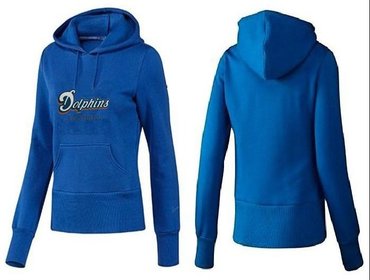 Women Miami Dolphins Logo Pullover Hoodie-- (40)