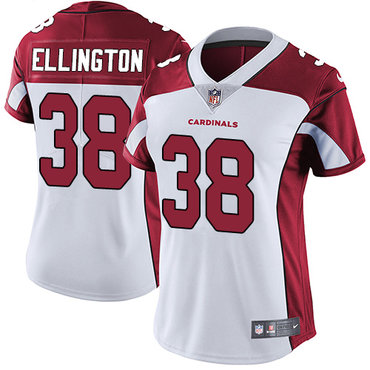 Nike Cardinals #38 Andre Ellington White Women's Stitched NFL Vapor Untouchable Limited Jersey