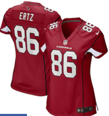Women Arizona Cardinals #86 Zach Ertz Red Vapor Limited Jersey