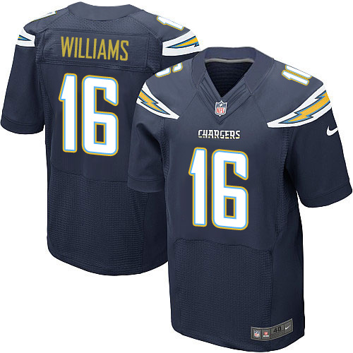 Nike Chargers #16 Tyrell Williams Navy Blue Team Color Men's Stitched NFL New Elite Jersey