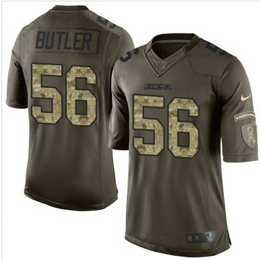 Nike San Diego Chargers #56 Donald Butler Green Men's Stitched NFL Limited Salute to Service Jersey