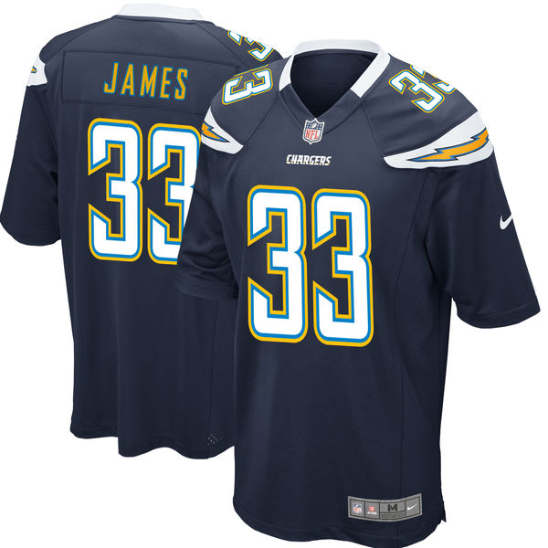 Nike Chargers 33 Derwin James Navy 2018 NFL Draft Pick Elite Jersey