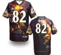 Baltimore Ravens #82 Smith Men's Stitched NFL Elite Fanatical Version Jersey (2)