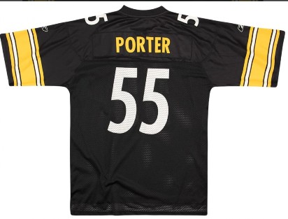Women Pittsburgh Steelers #55 Porter Black Vapor Untouchable Stitched NFL Nike Limited Jersey