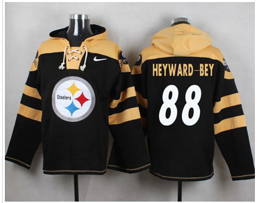 Nike Pittsburgh Steelers #88 Darrius Heyward-Bey Black Player Pullover NFL Hoodie