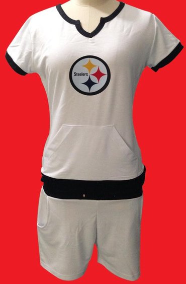 NIKE NFL Pittsburgh Steelers women's sport suit white