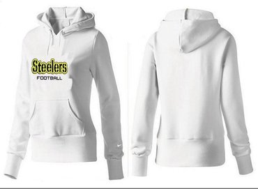 Women Pittsburgh Steelers Logo Pullover Hoodie-- (30)