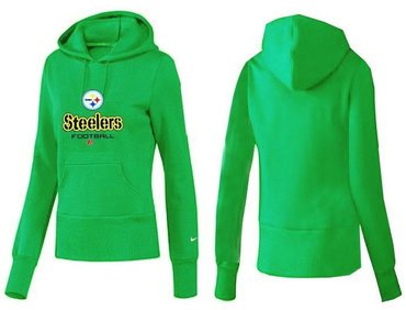 Women Pittsburgh Steelers Logo Pullover Hoodie-- (27)