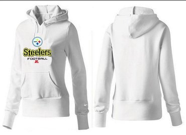 Women Pittsburgh Steelers Logo Pullover Hoodie-- (20)
