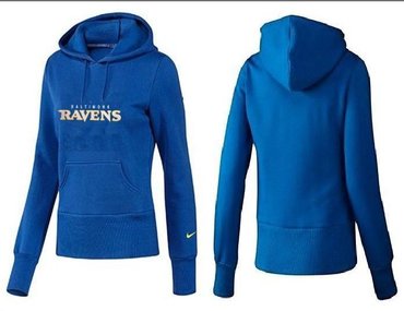 Women Baltimore ravens Logo Pullover Hoodie-- (41)