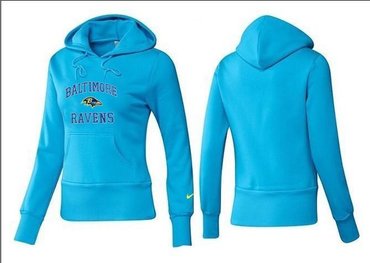Women Baltimore ravens Logo Pullover Hoodie-- (14)