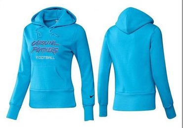 Women Carolina Panthers Logo Pullover Hoodie-- (43)