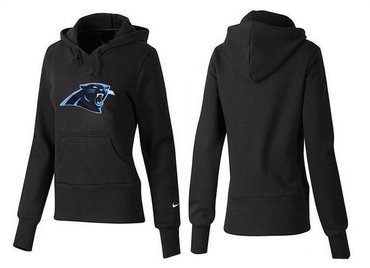 Women Carolina Panthers Logo Pullover Hoodie-- (8)