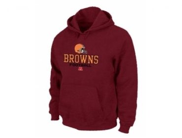 Cleveland Browns Critical Victory Pullover Hoodie RED