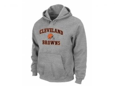 Cleveland Browns Heart & Soul Pullover Hoodie Grey