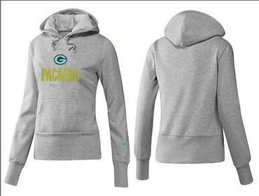 Women Green Bay Packers Logo Pullover Hoodie-- (32)