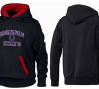 Indianapolis Colts Heart & Soul Pullover Hoodie Black & Red
