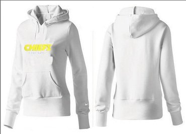 Women Kansas City Chiefs Logo Pullover Hoodie-- (30)