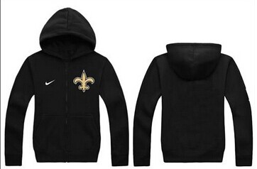 New New Orleans Saints Authentic Logo Hoodie Black
