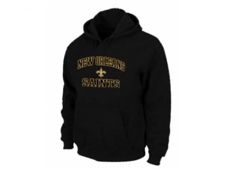 New Orleans Sains Heart & Soul Pullover Hoodie Black